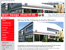 Tablet Screenshot of alfaromeo-center.ch